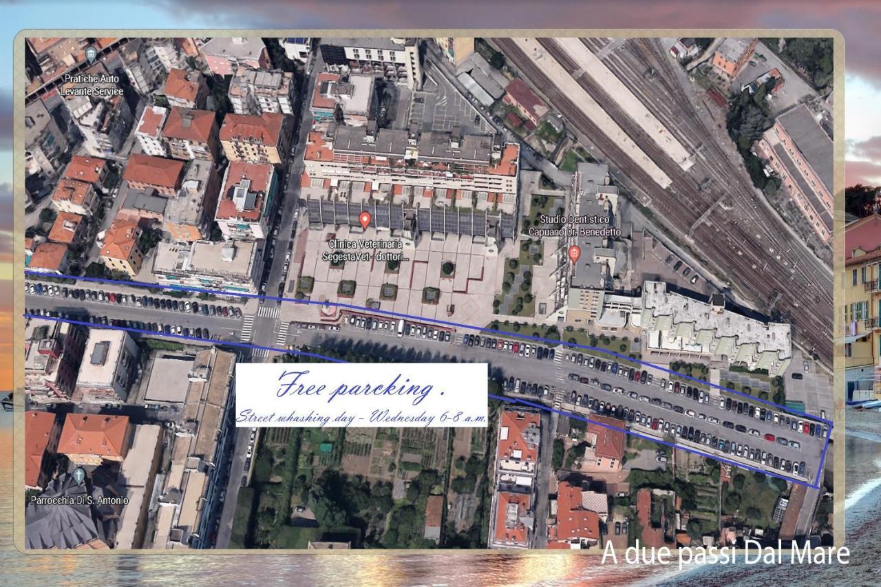 Ferienwohnung A Due Passi Dal Mare Sestri Levante Exterior foto
